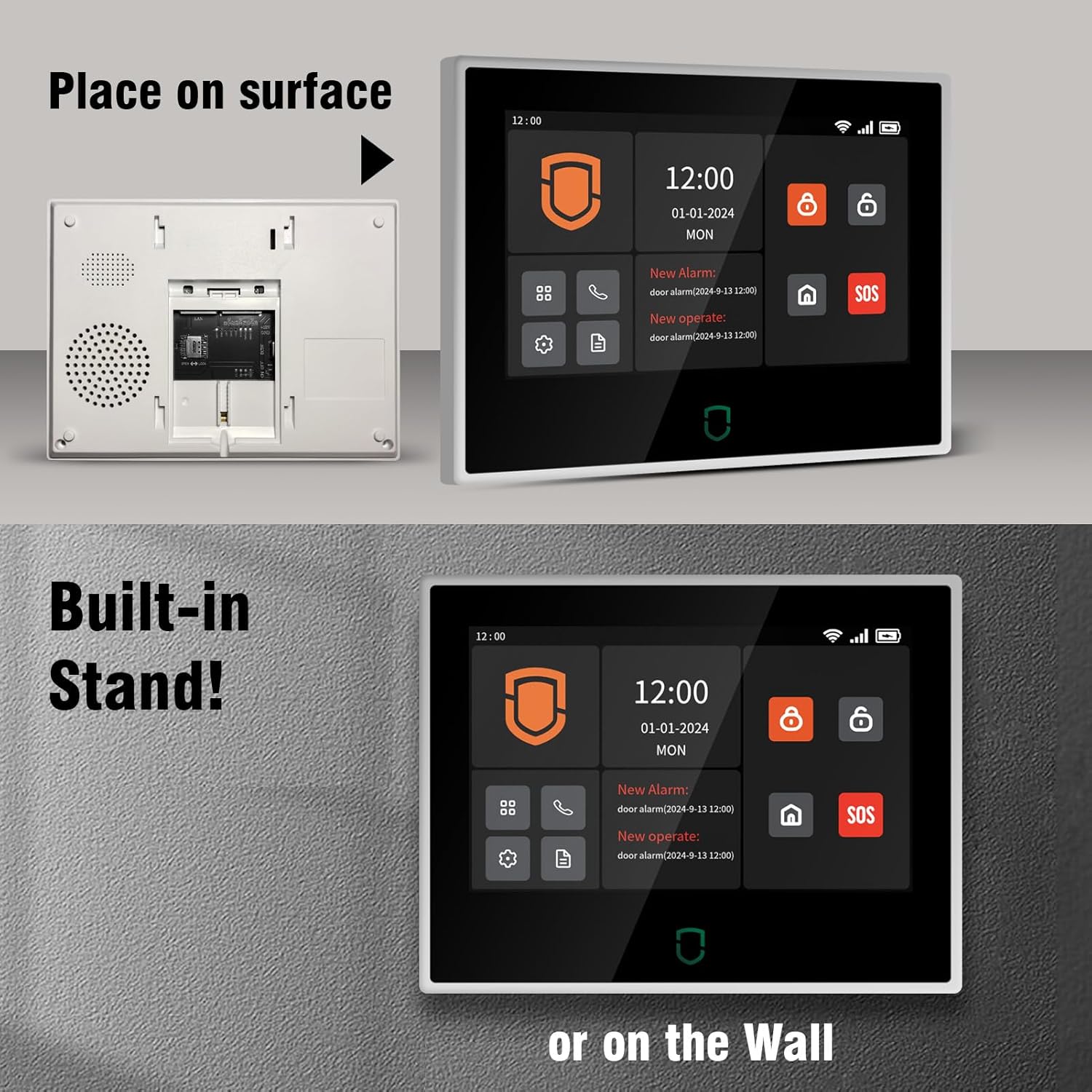 Wolf-Guard 7 inch Touch Screen - Home Security No Wifi recension och pris