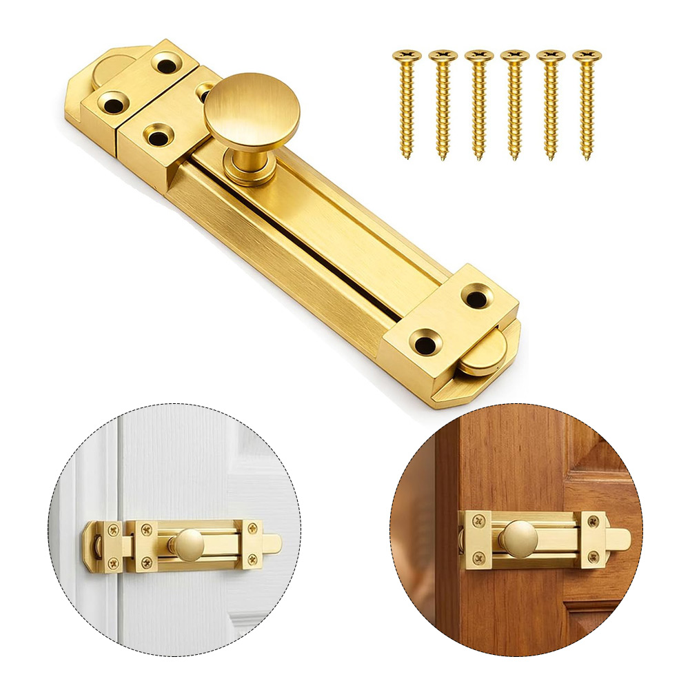 5 Inch Solid Brass Sliding Doo - Home Security Door recension och pris