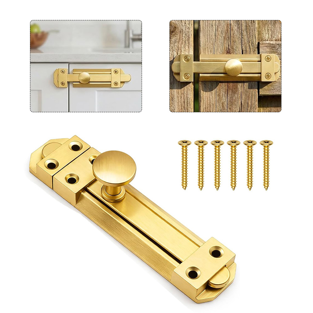 5 Inch Solid Brass Sliding Doo - Home Security Door recension och pris