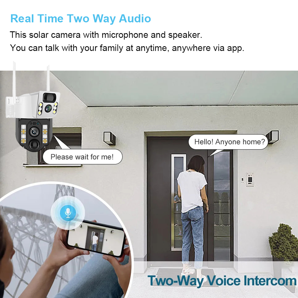 WiFi/4G Solar Camera IP CCTV S - Home Security No Wifi recension och pris