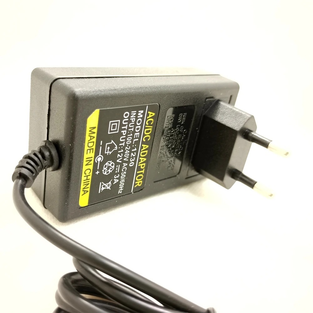 DC 12V 3A EU Plug AC/DC Power  - Home Security And Cameras recension och pris