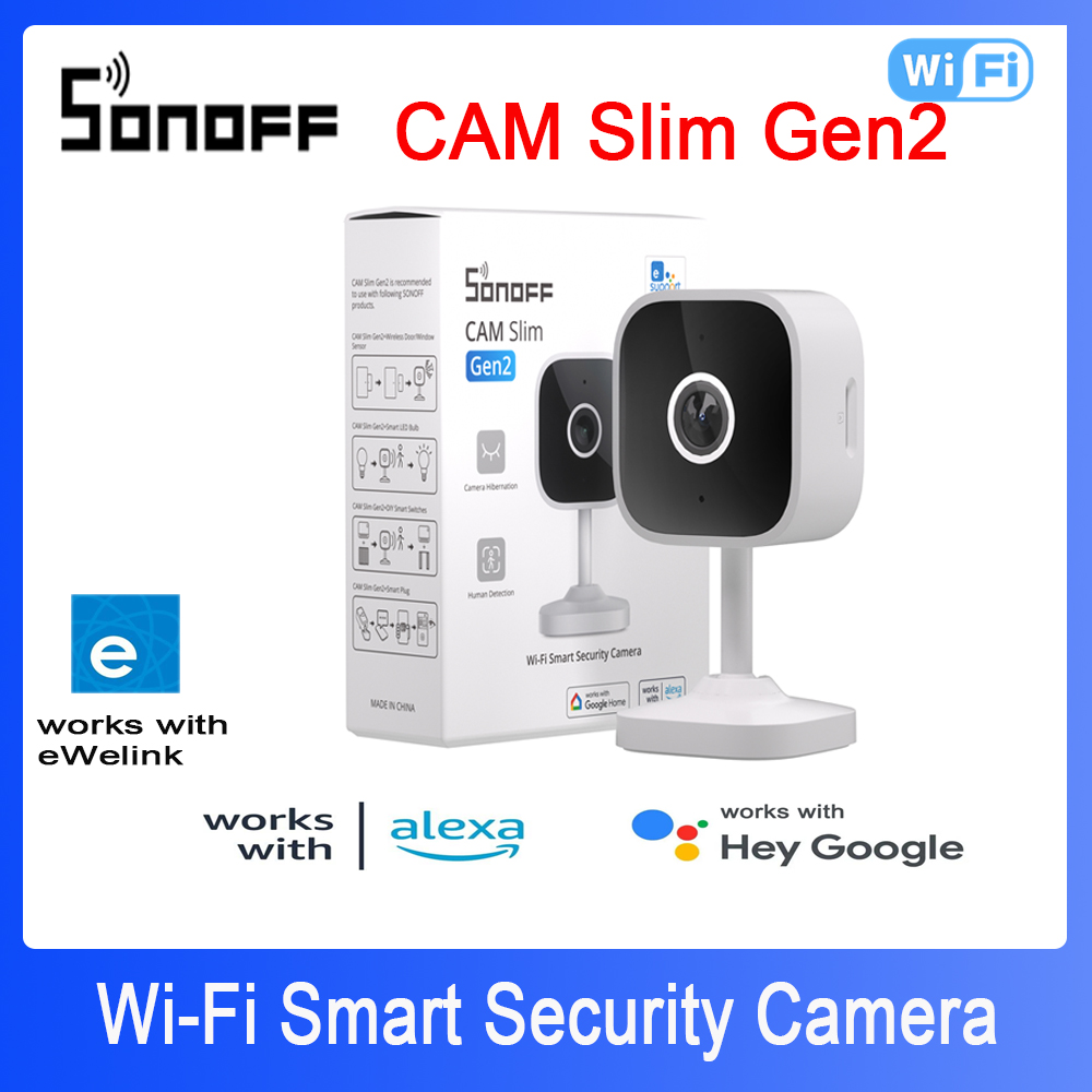 SONOFF CAM Slim Gen2 WiFi Smar - Home Security No Wifi recension och pris