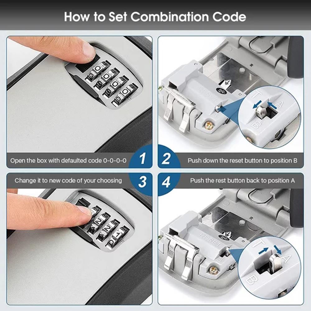 Wall-Mounted Key Storage Box P - Home Security Key recension och pris