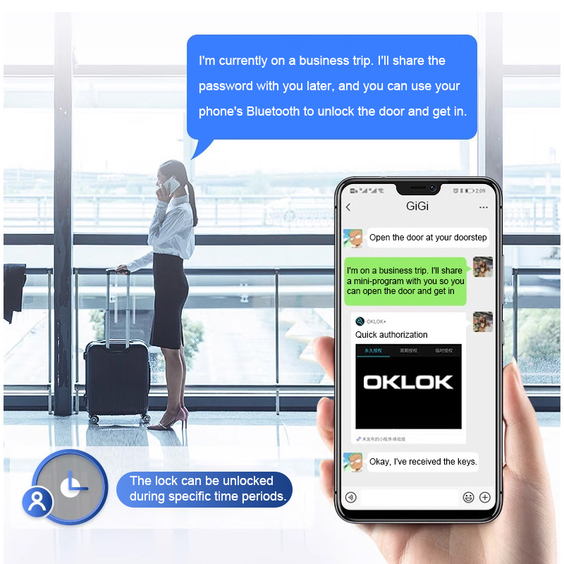 Intelligent Padlock Hang Desig - Home Security Door recension och pris