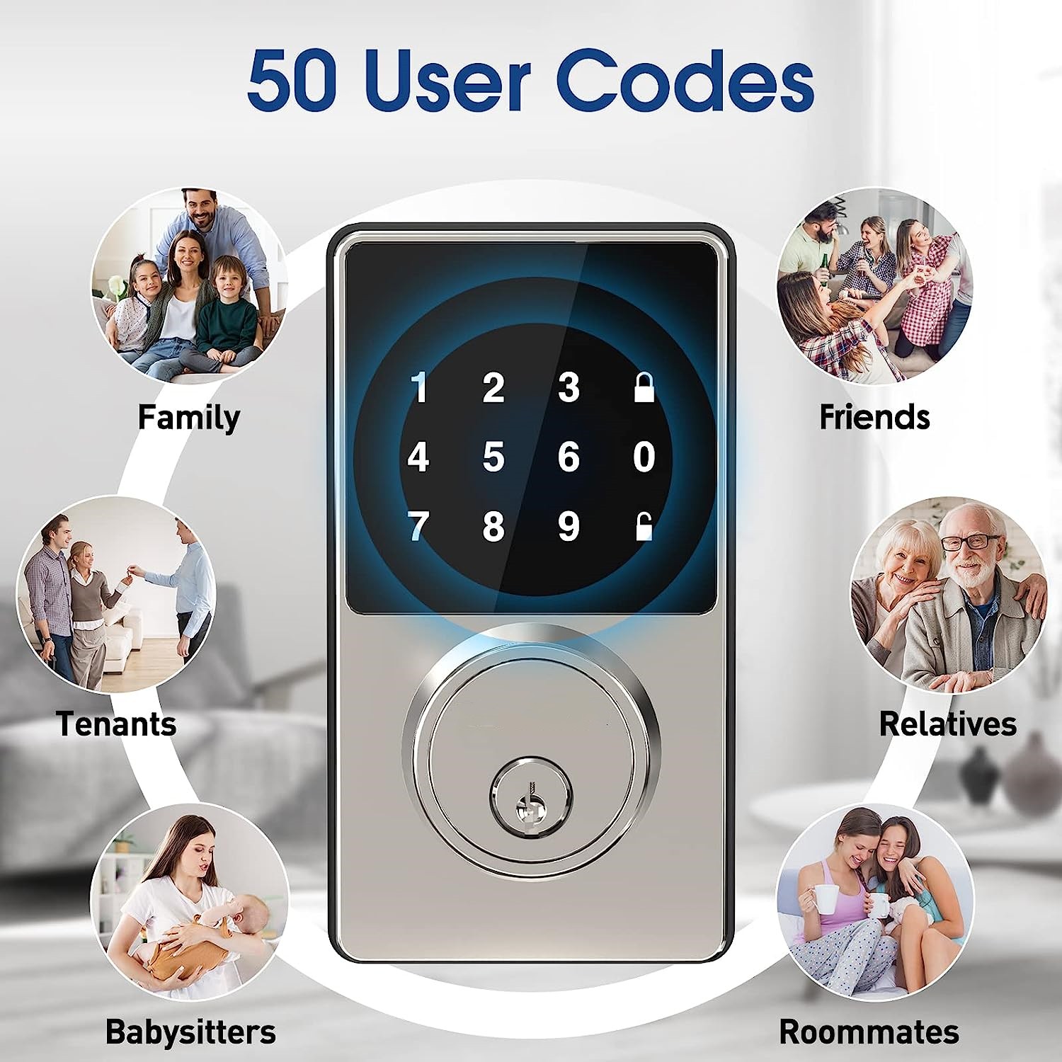 Smart Lock with Password, Keyl - Home Security Keypad recension och pris