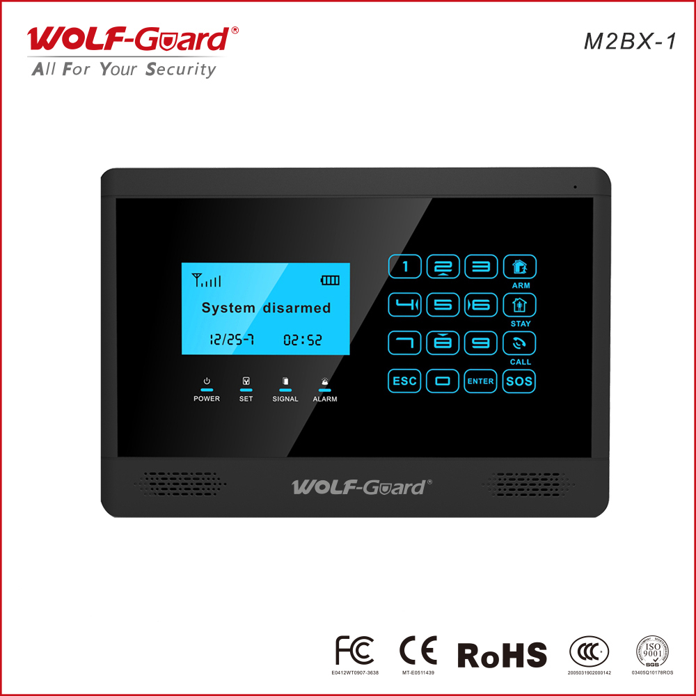 Touch Keypad GSM Security Alar - Home Security Zones recension och pris