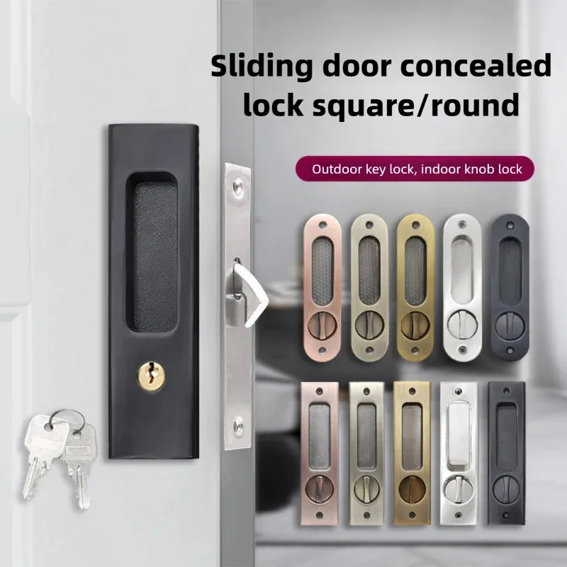 Heavy-Duty Black Sliding Door  - Home Security Door recension och pris