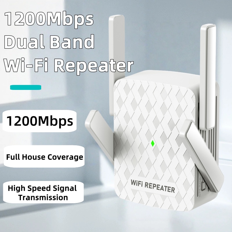 1200Mbps 5Ghz WiFi Repeater Du - Home Security Bundle recension och pris