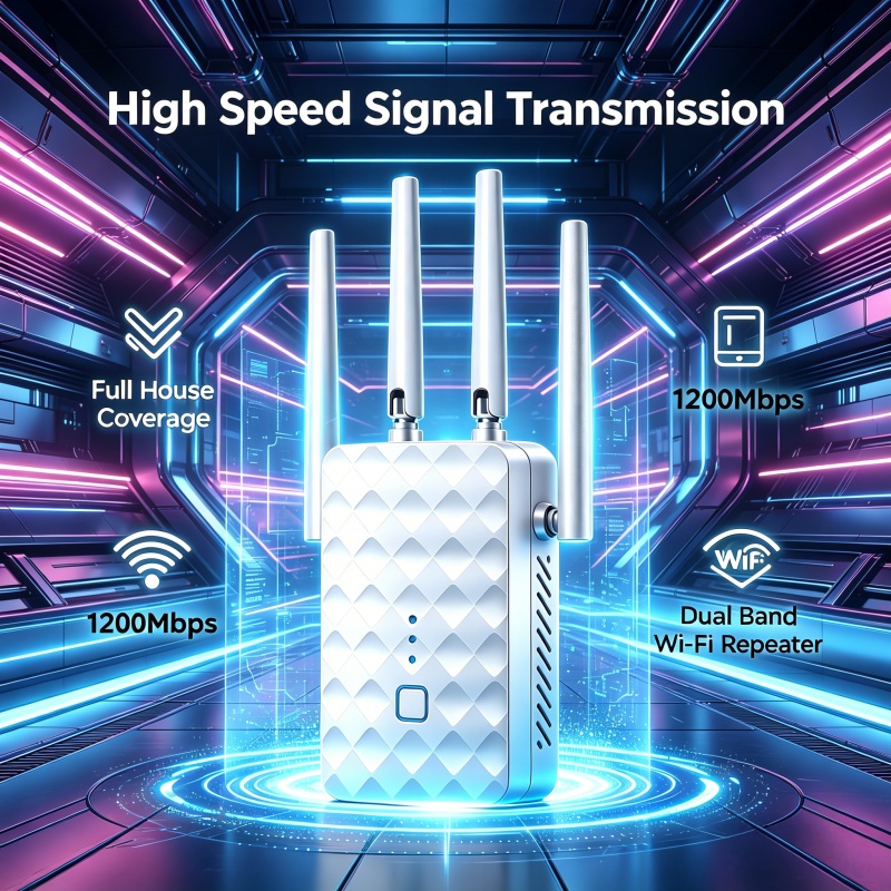 1200Mbps WiFi Repeater Wireles - Home Security Bundle recension och pris