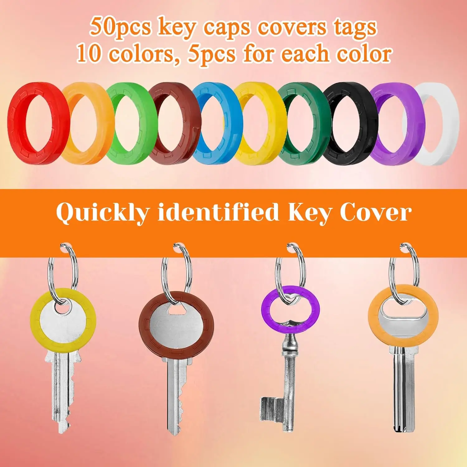 10-50Pcs Key Cap Covers Durabl - Home Security Key recension och pris