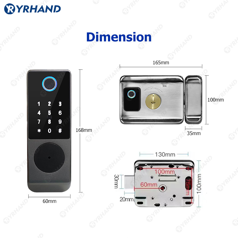 Tuya Smart lock Waterproof Wif - Home Security Key recension och pris