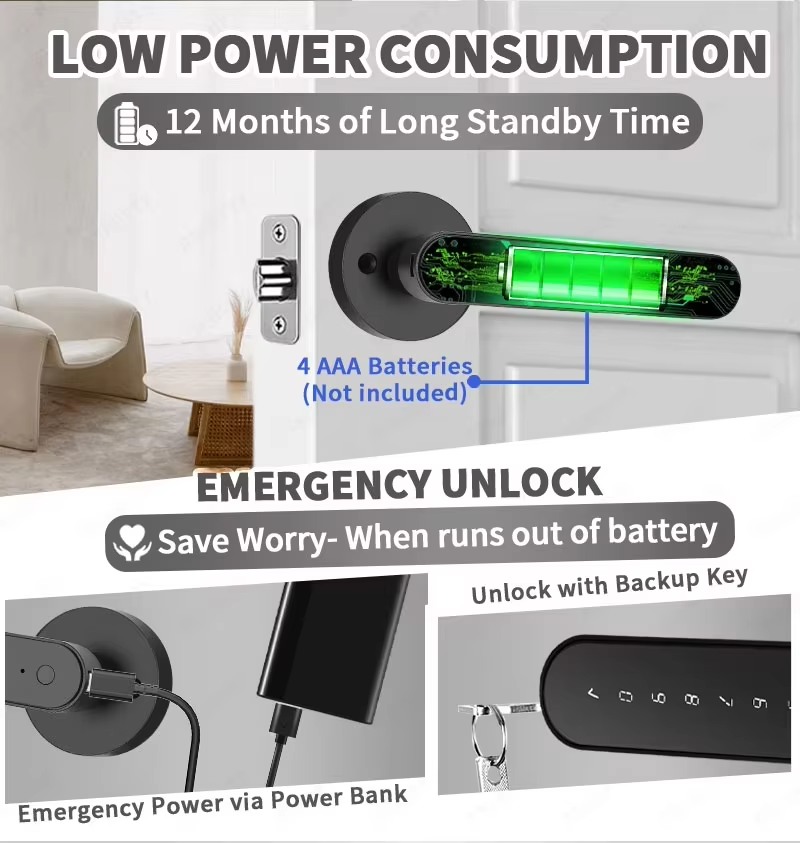 TTLock Smart Digital Door Lock - Home Security Keypad recension och pris