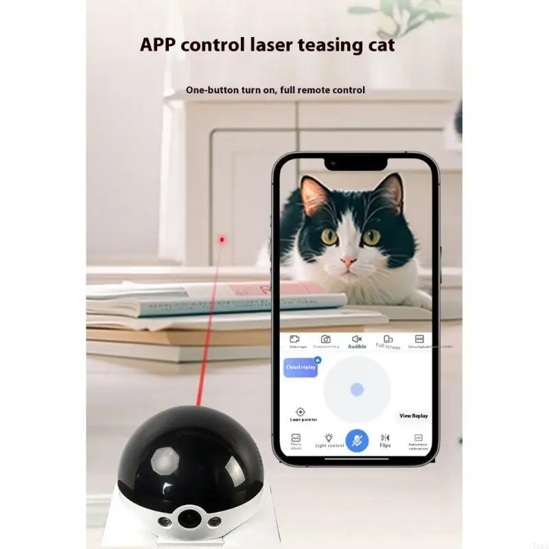 360 Degree Rotating Pet Camera - Home Security Robot recension och pris