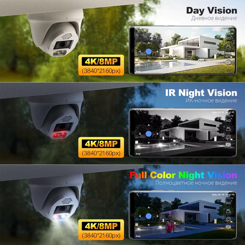 For Techage Home 8MP CCTV Secu - Home Security Options recension och pris